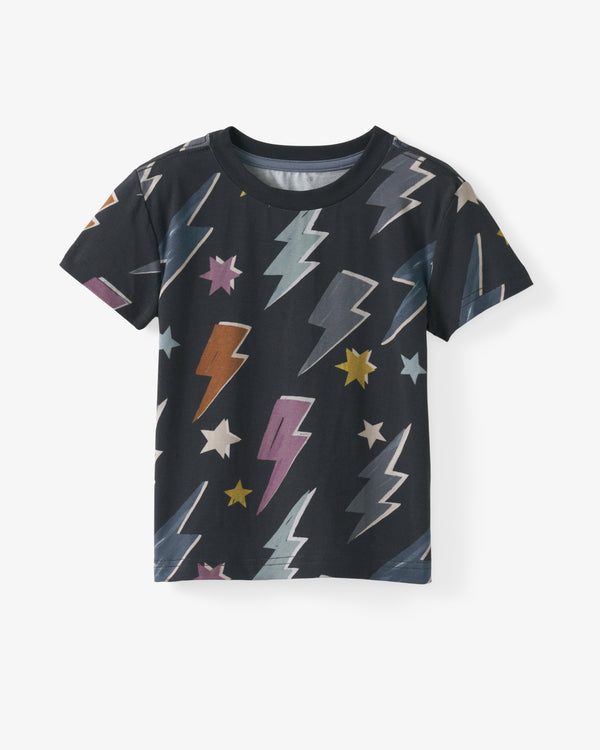 Flat lay of the Rad Bolts Relaxed Tee