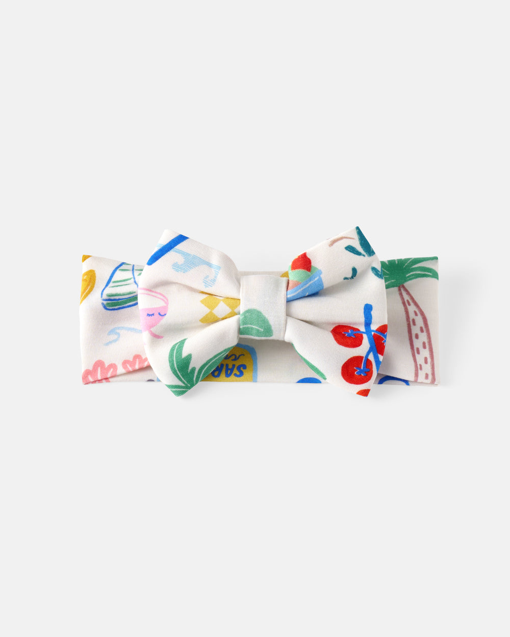 Flat lay of the Ciao Bella Luxe Bow Headband