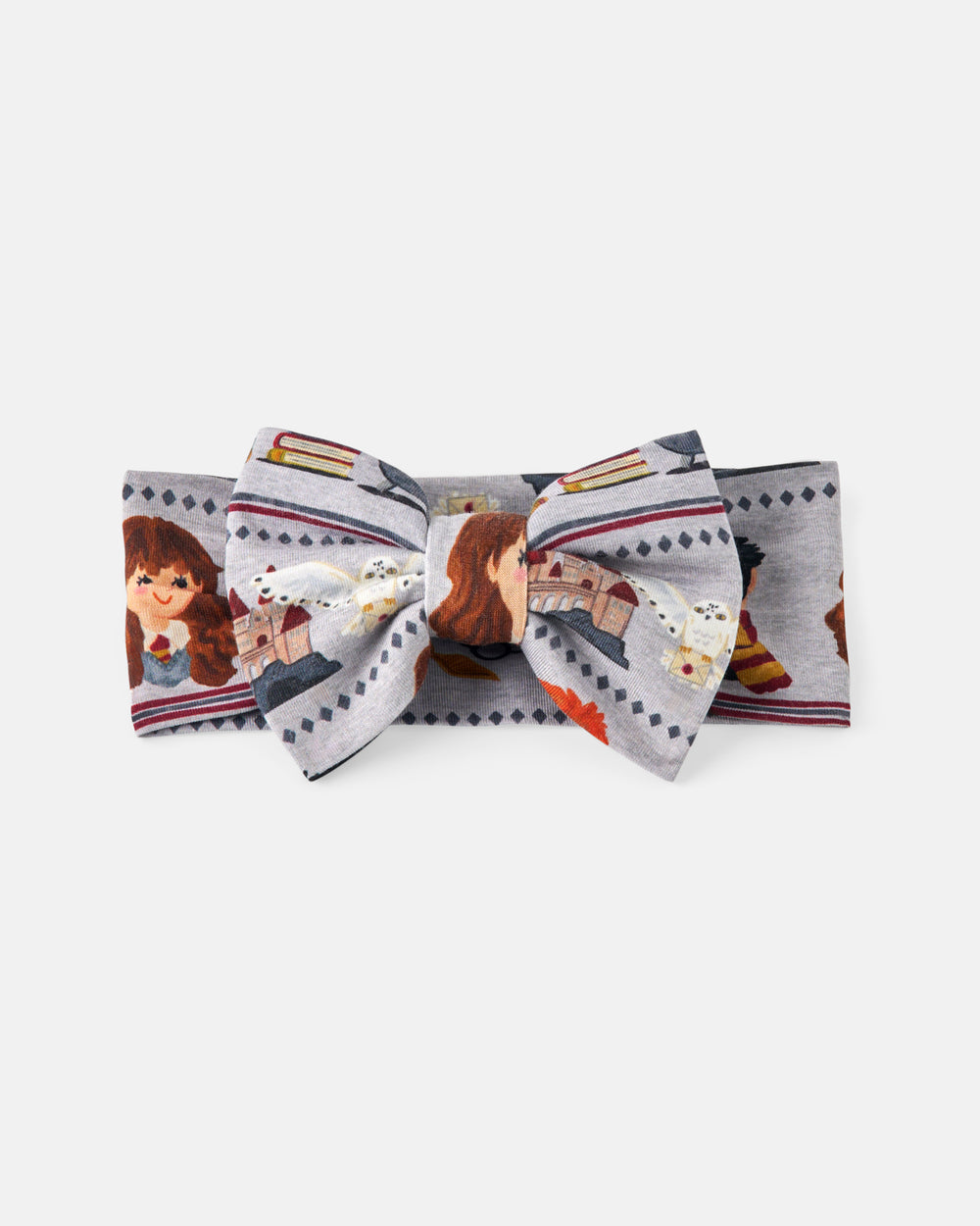 Flat lay of the Harry Potter™ Spellbinding Studies Luxe Bow Headband