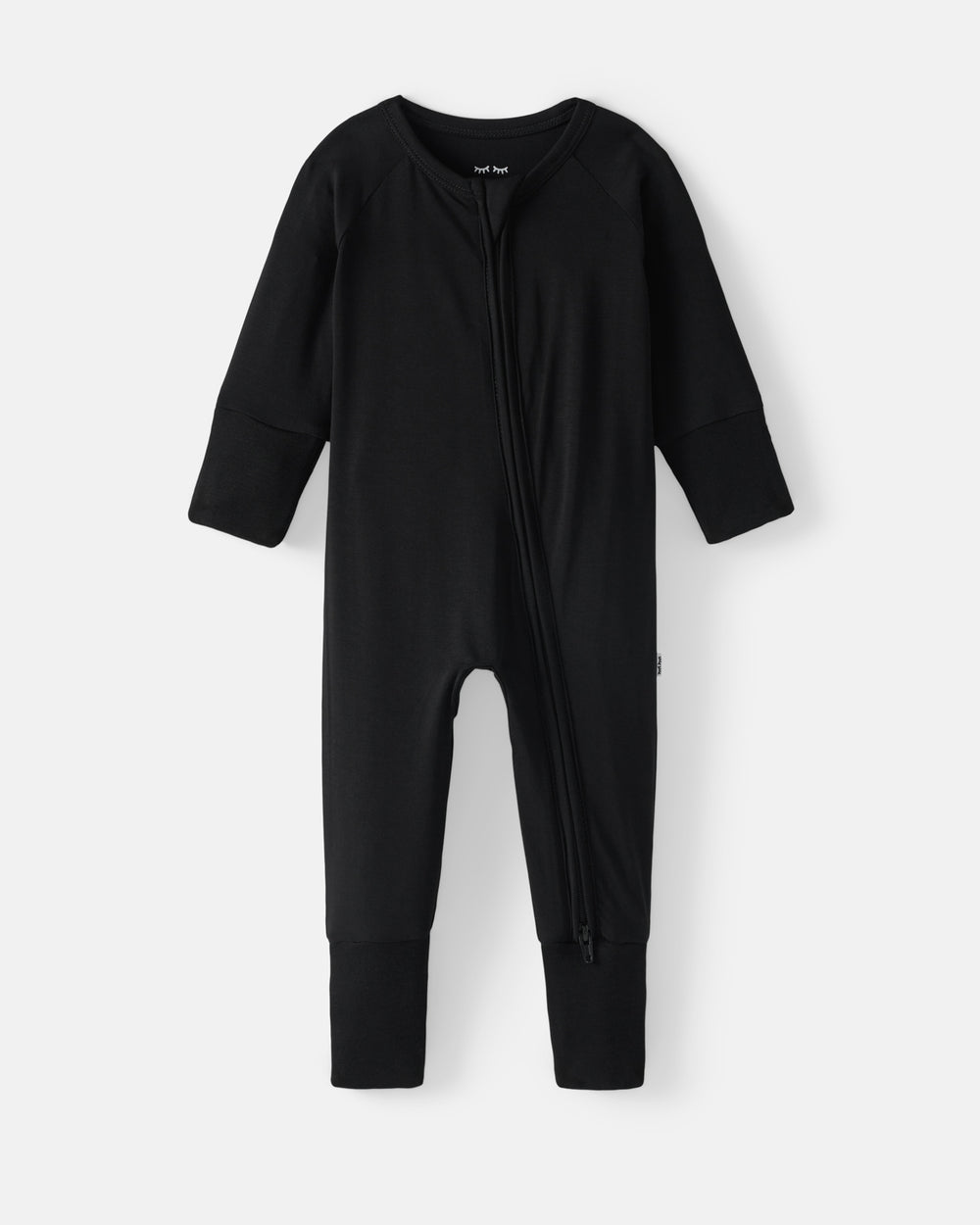 Flat lay of the Black Zippy