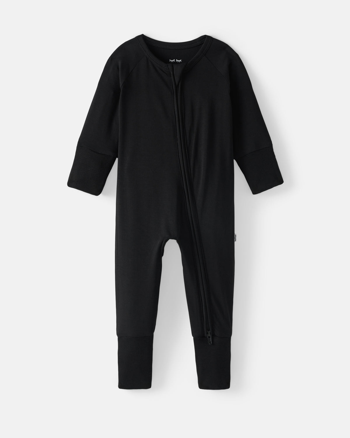 Flat lay of the Black Zippy