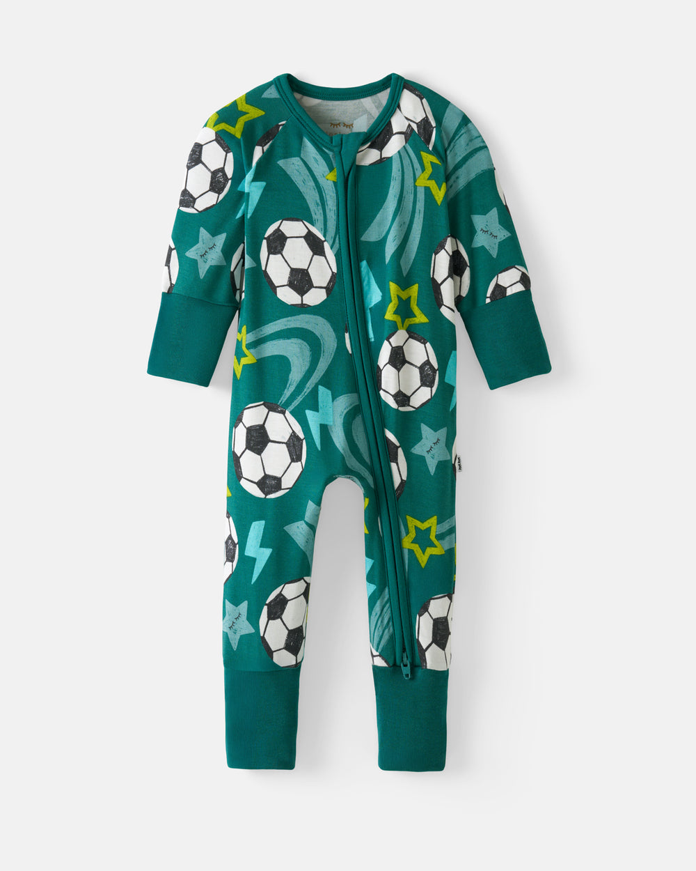 Flat lay of the Soccer Stars Zippy