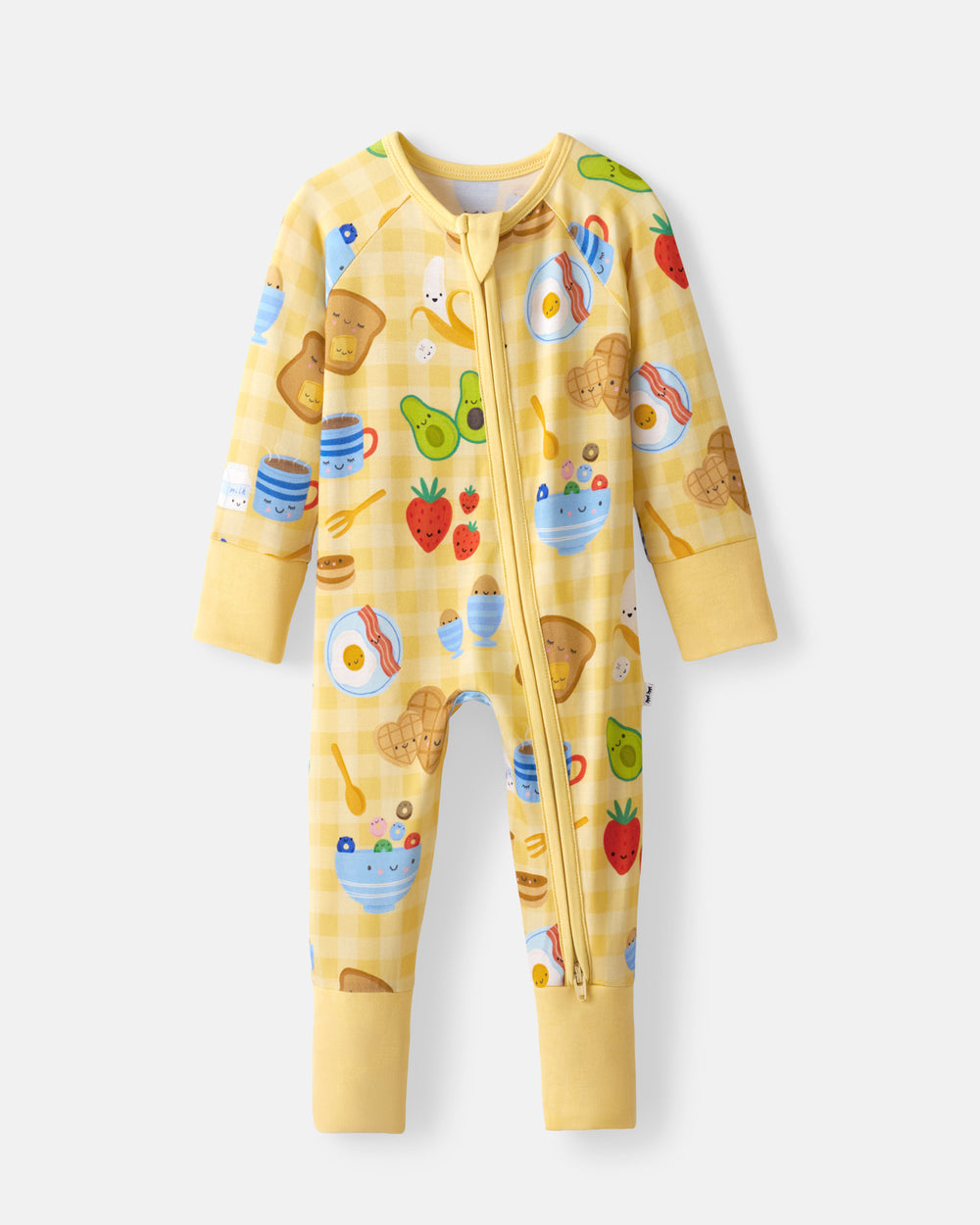 Flat lay of the Breakfast Bunch Zippy