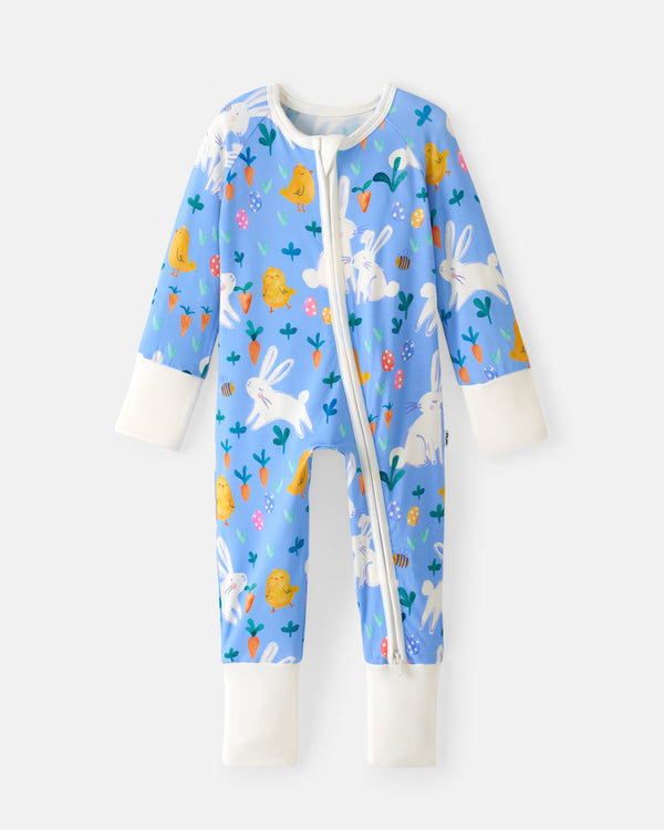 Flat lay of the Bunny Patch Zippy