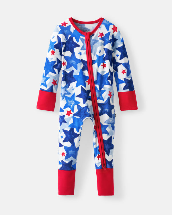 Flat lay of the Starry Splash Zippy