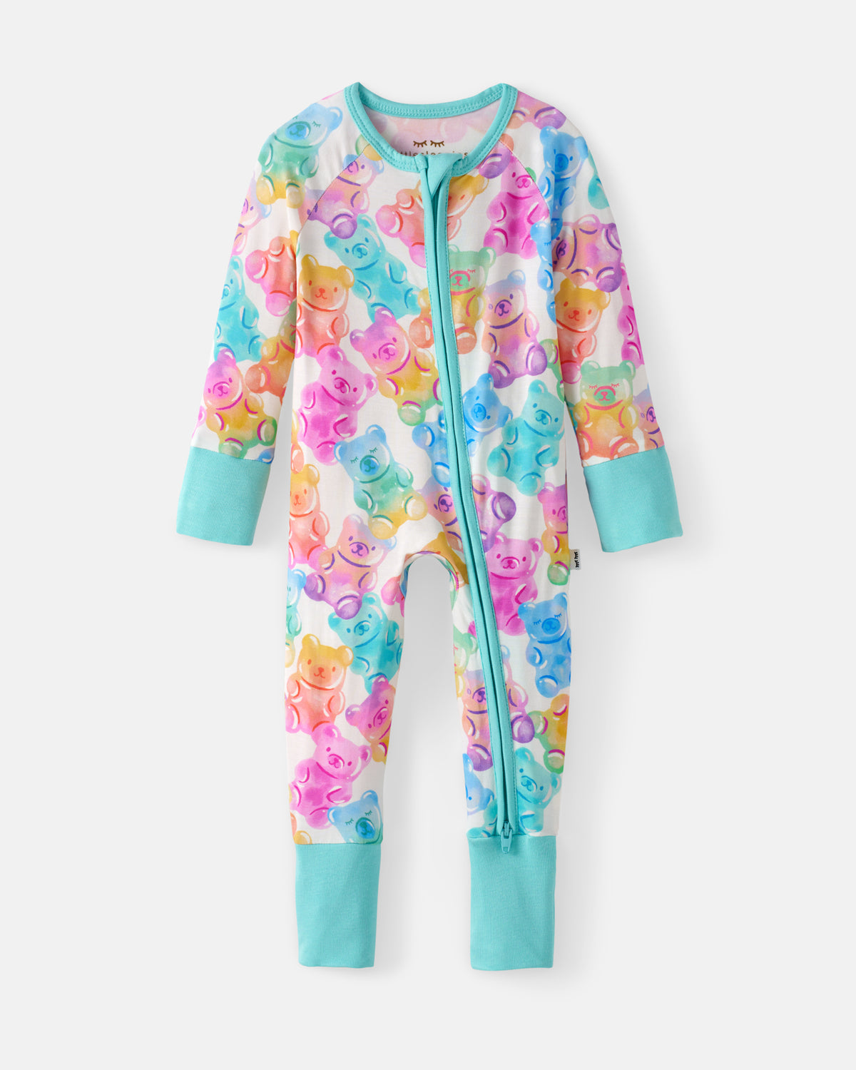 Flat lay of the Gummy Giggles Zippy