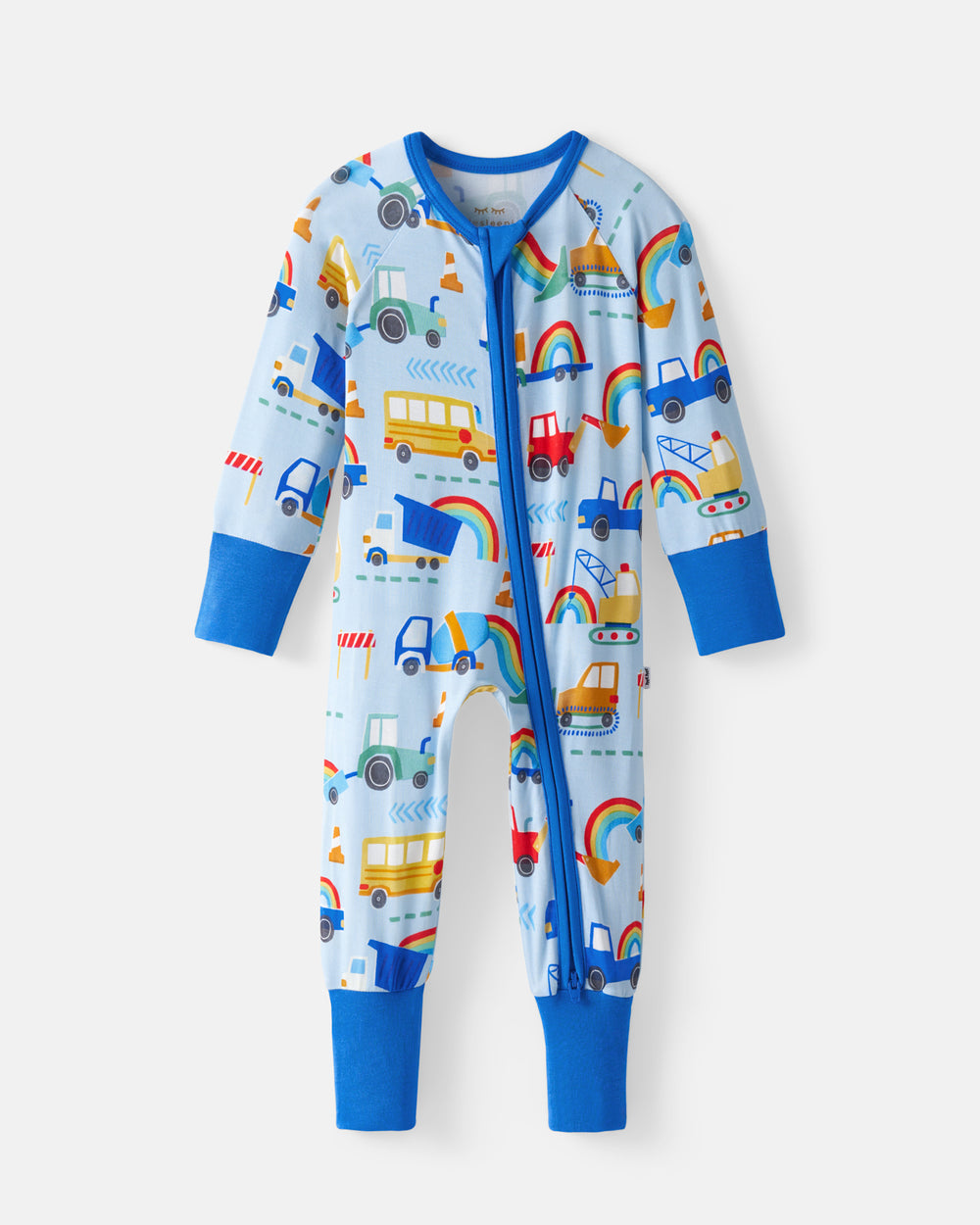 Flat lay of the Rainbow Trucks Zippy