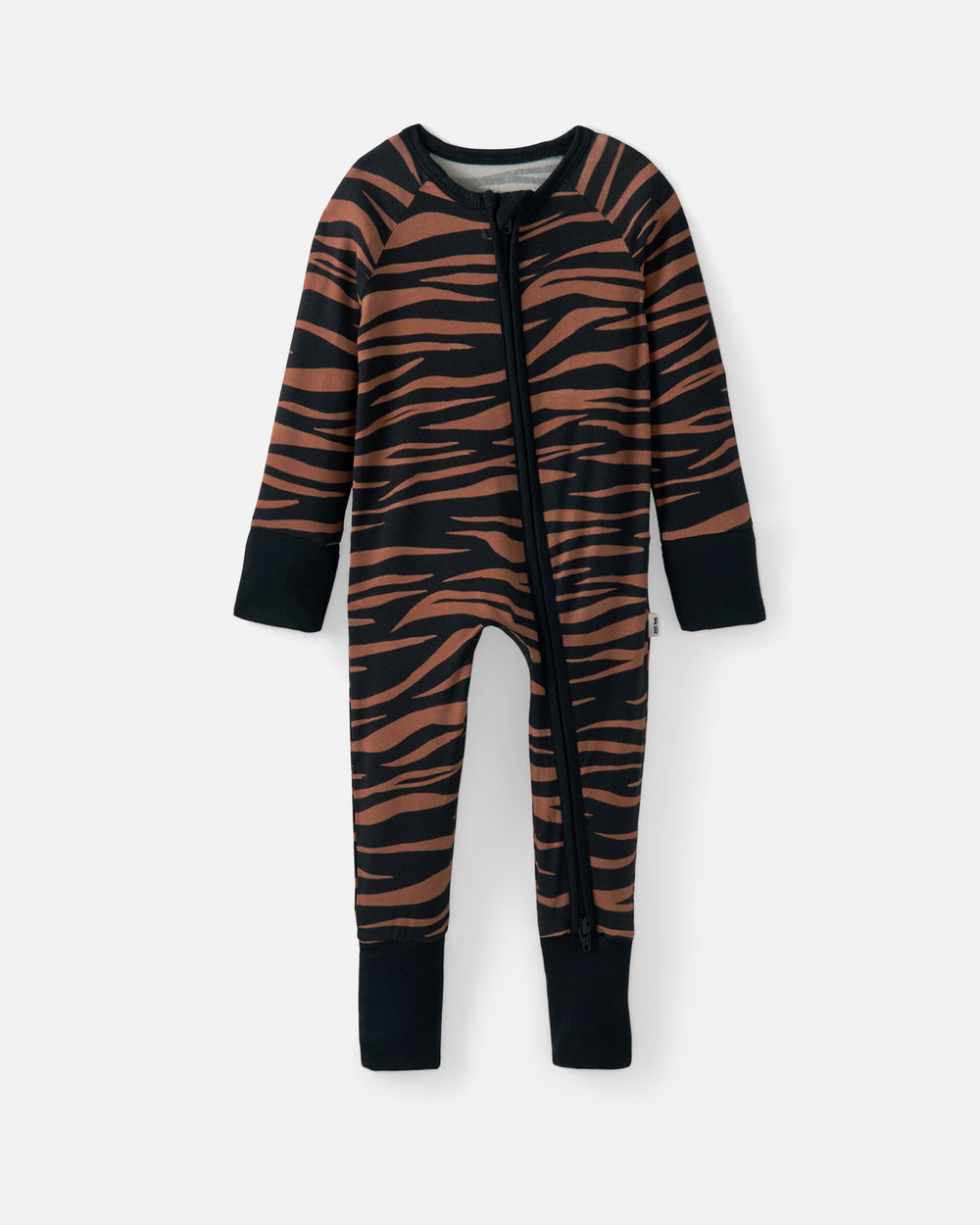 Flat lay of the Wild Stripes Zippy