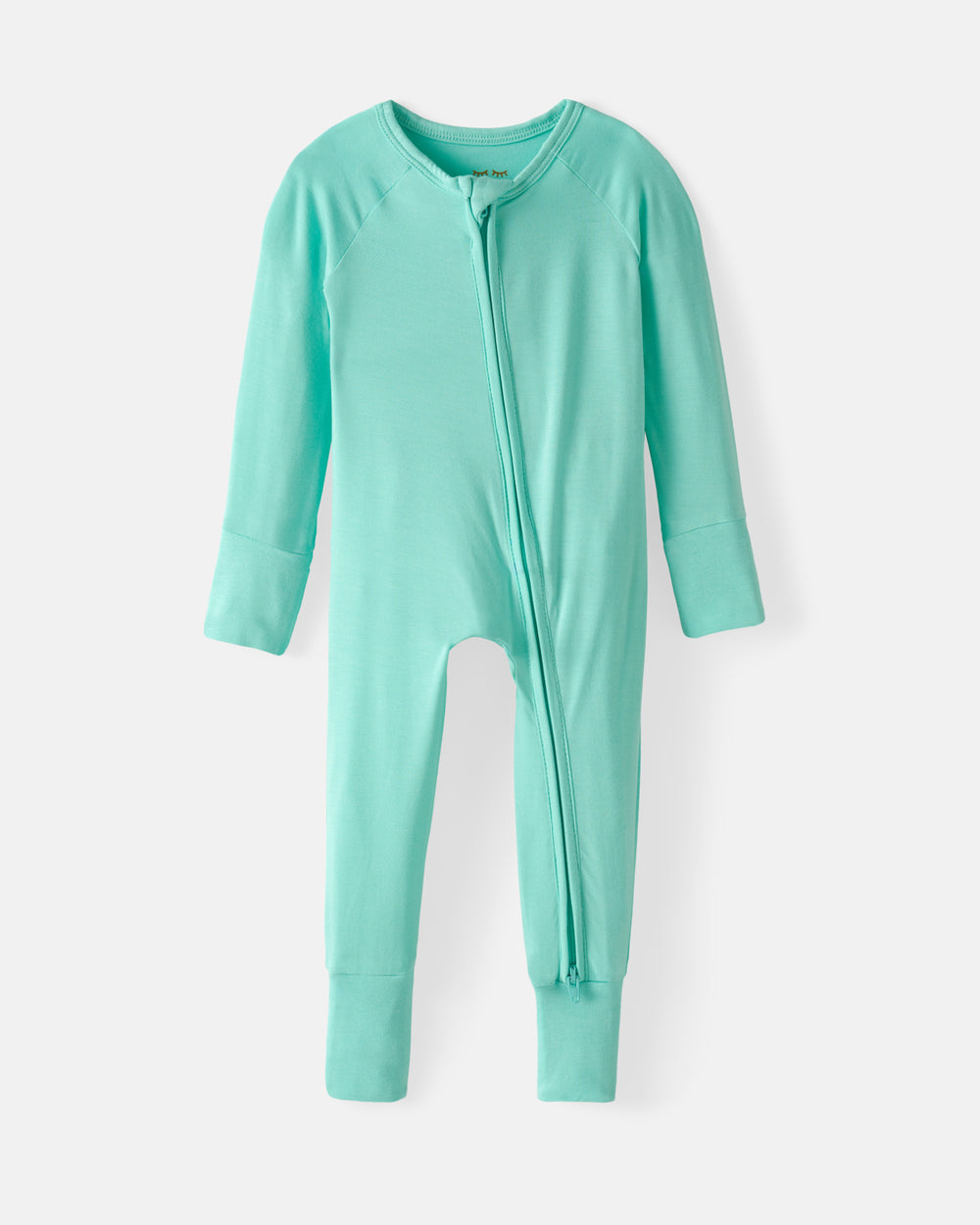 Flat lay of the Ocean Mist Zippy