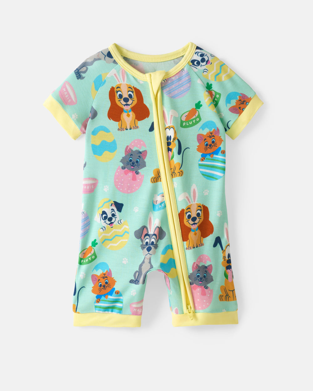 Flat lay of the Disney Peekaboo Pets Shorty Zippy