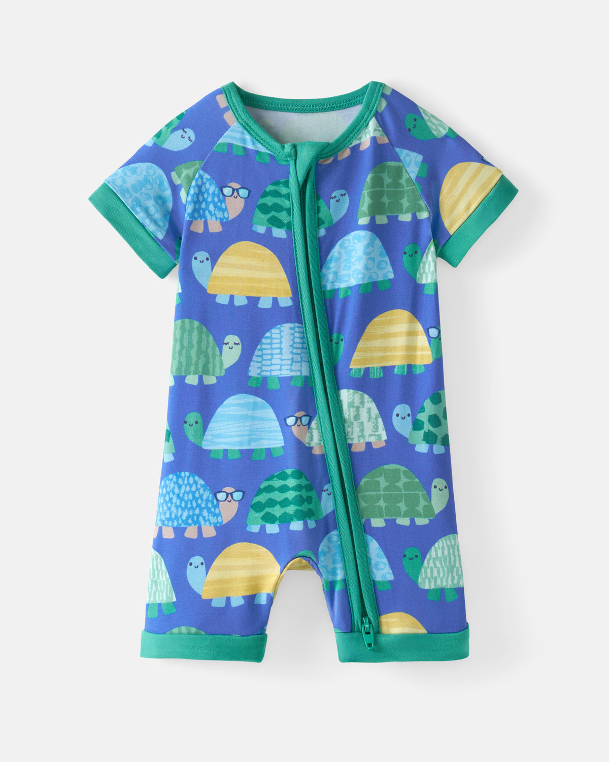 Flat lay of the Shell Parade Shorty Zippy