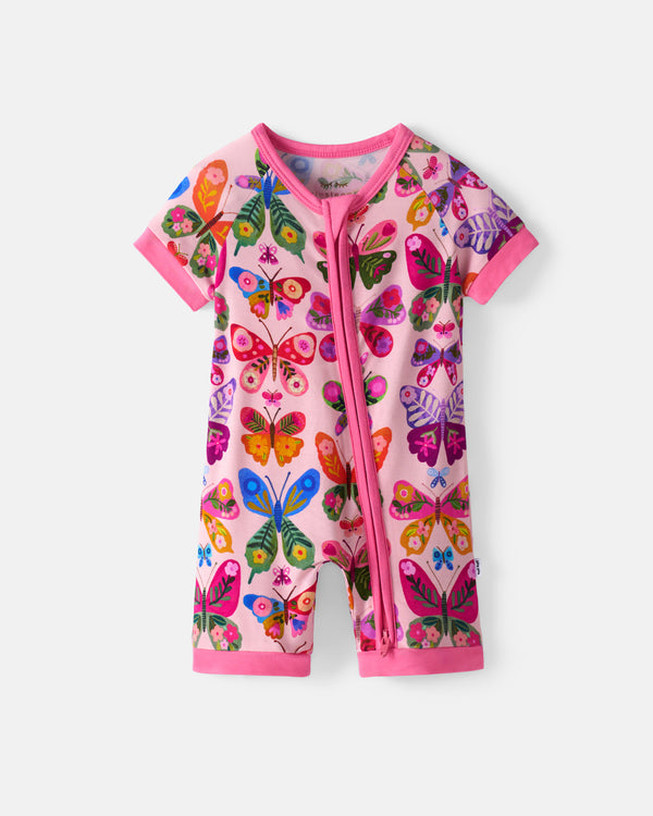 Flat lay of the Flutter Garden Shorty Zippy