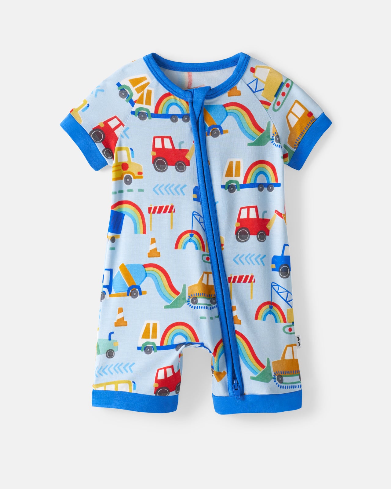Flat lay of the Rainbow Trucks Shorty Zippy