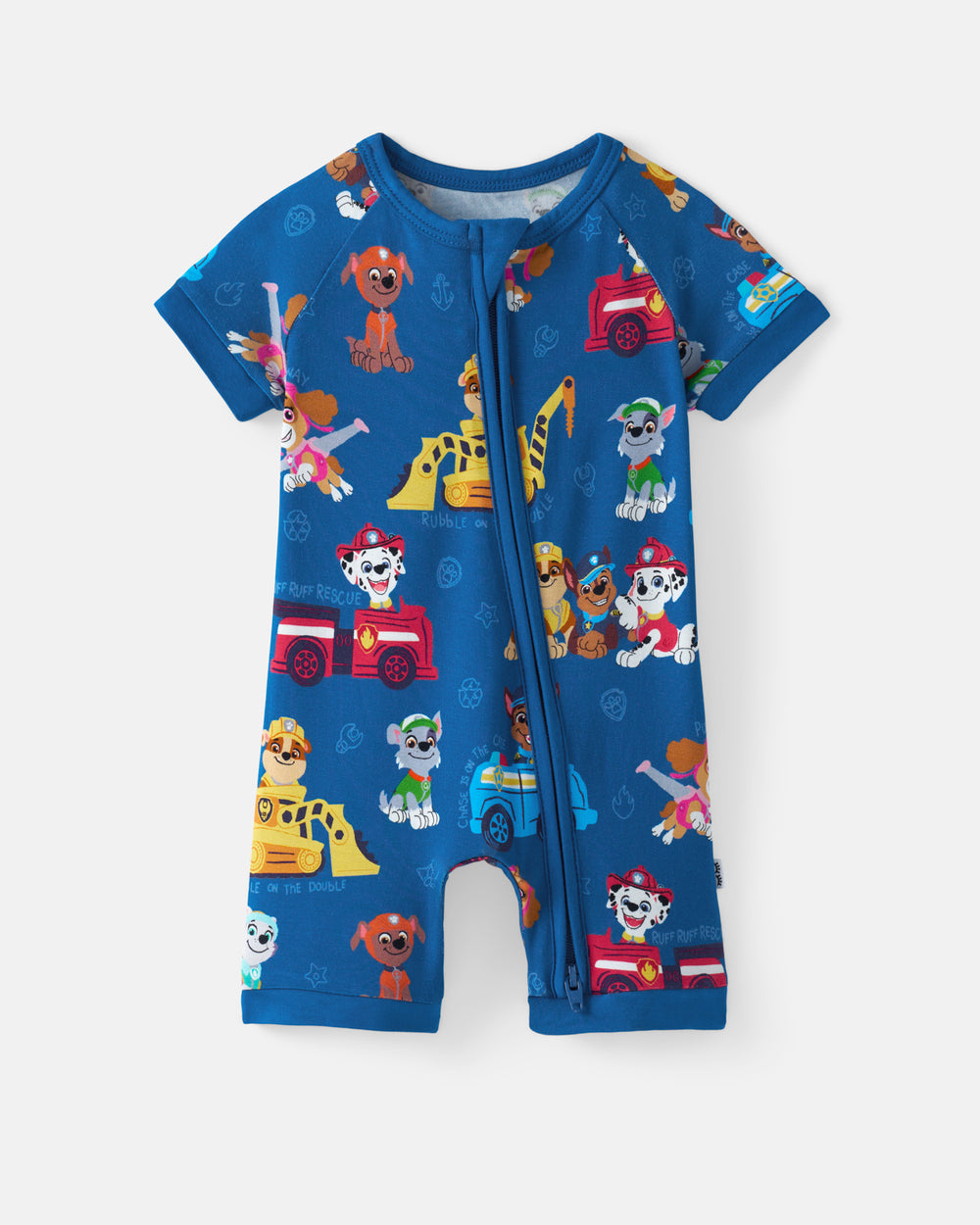 Flat lay of the PAW Patrol Adventure Bay Heroes Shorty Zippy