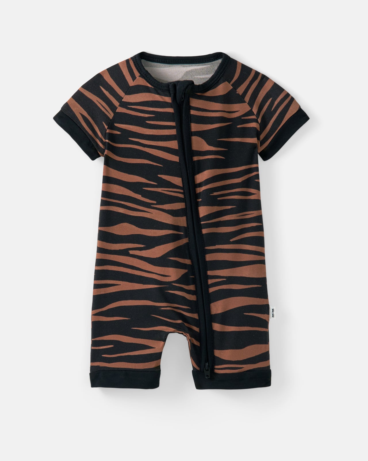 Flat lay of the Wild Stripes Shorty Zippy