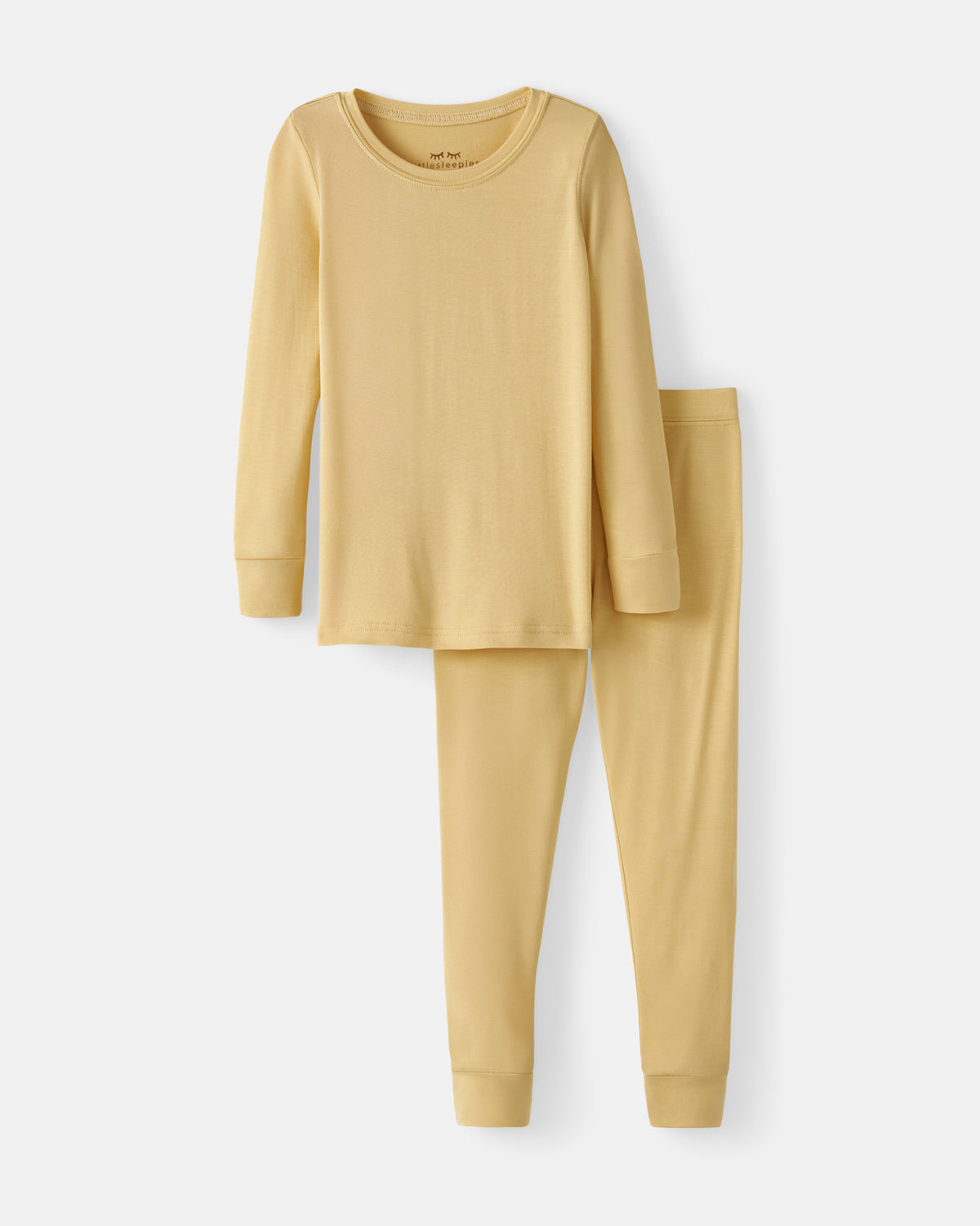 Flat lay of the Sunglow Two-Piece Pajama Set