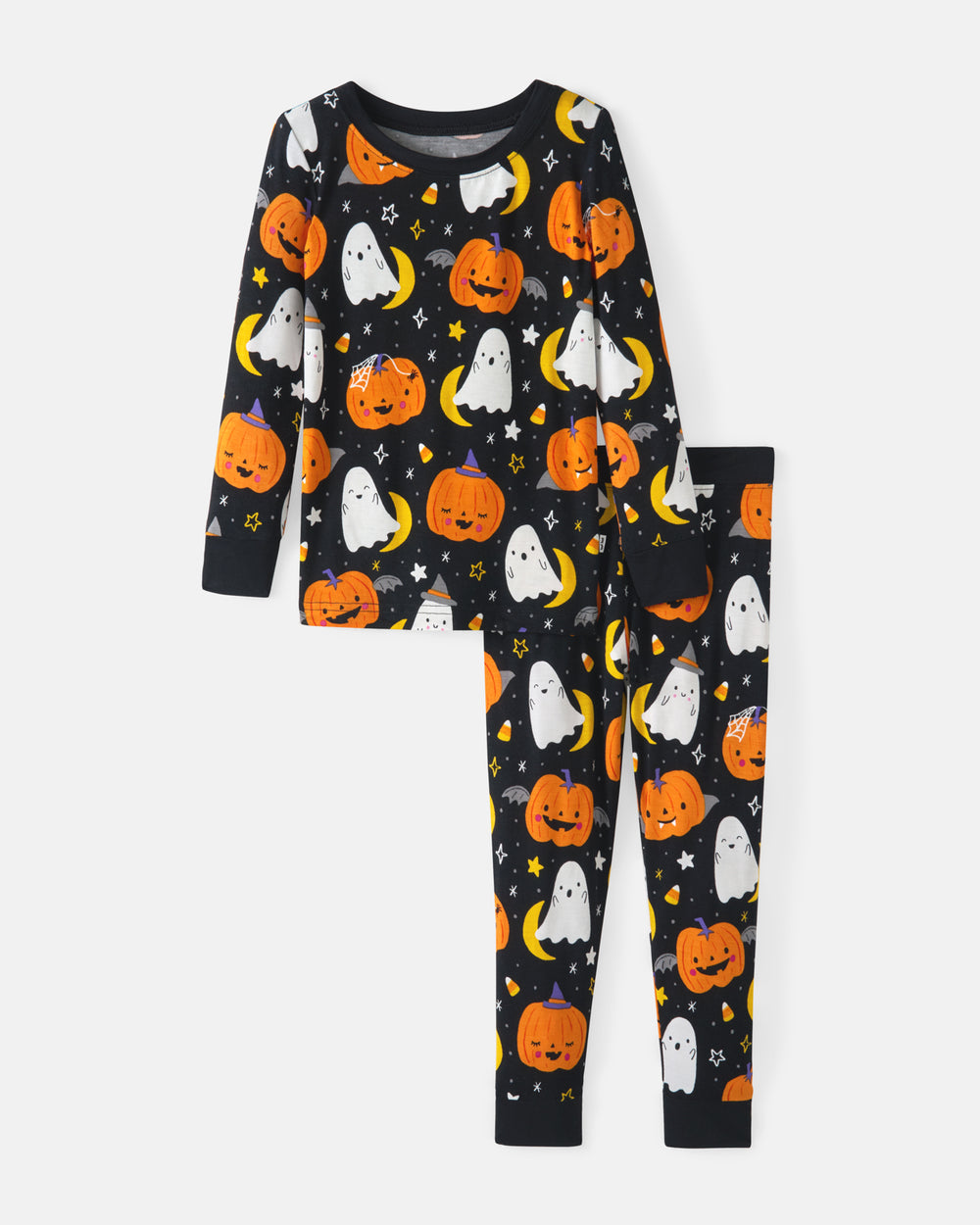 Flat lay of the Moonlit Magic Two-Piece Pajama Set