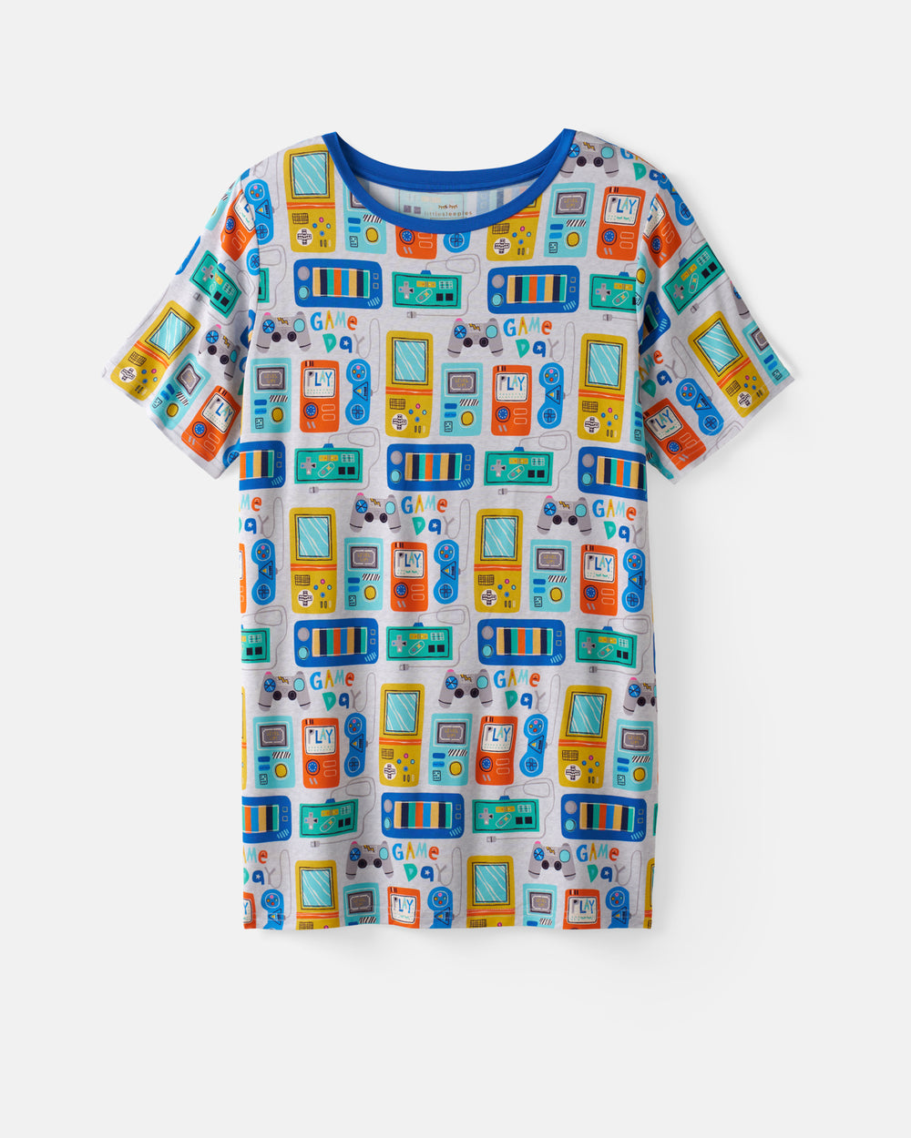 Flat lay of the Game On Men's Short Sleeve Pajama Top