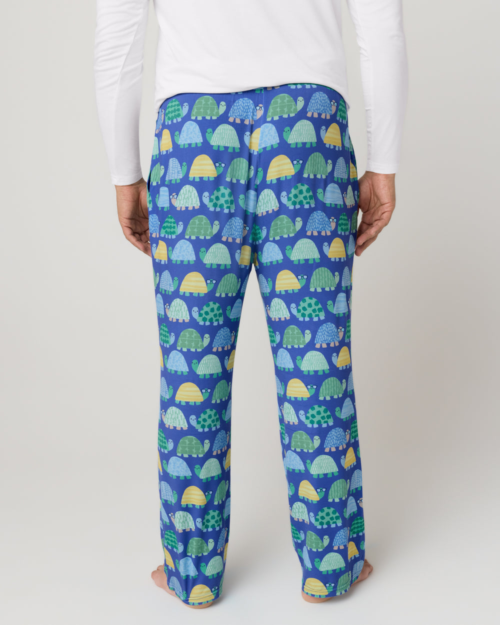 Back view of man wearing the Shell Parade Men's Pajama Pants