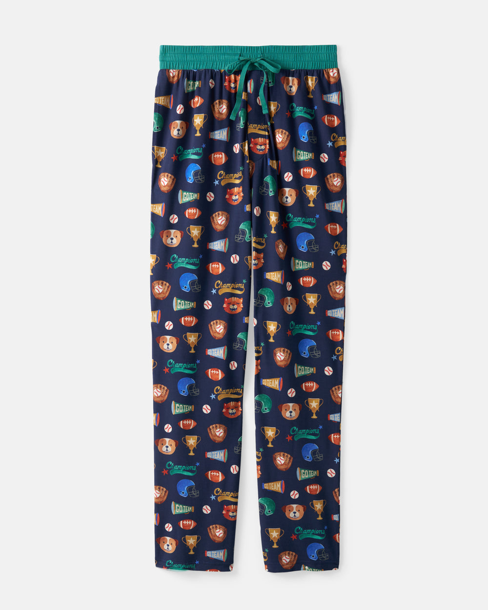 Flat lay of the Team Spirit Men's Pajama Pants