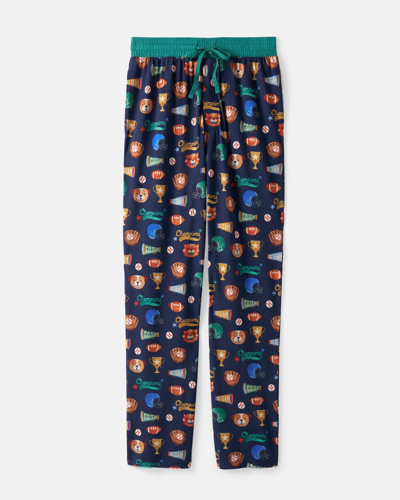 Flat lay of the Team Spirit Men's Pajama Pants