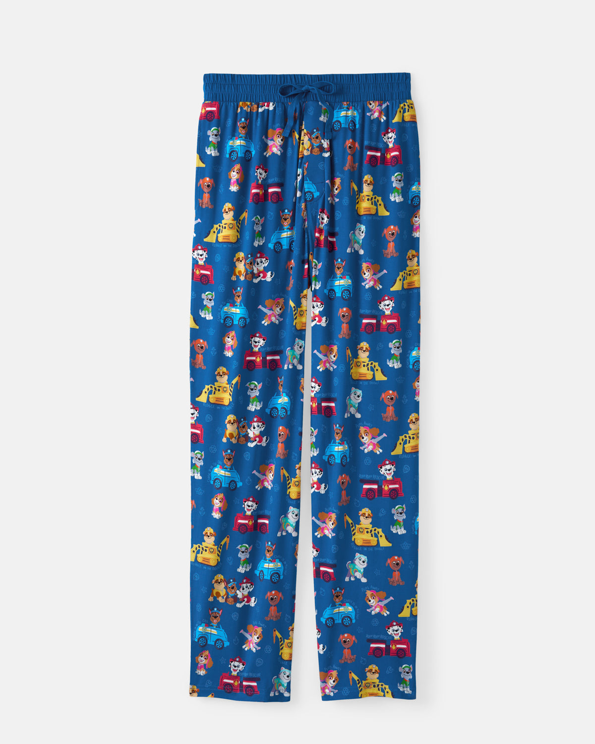Flat lay of the PAW Patrol Adventure Bay Heroes Men's Pajama Pants