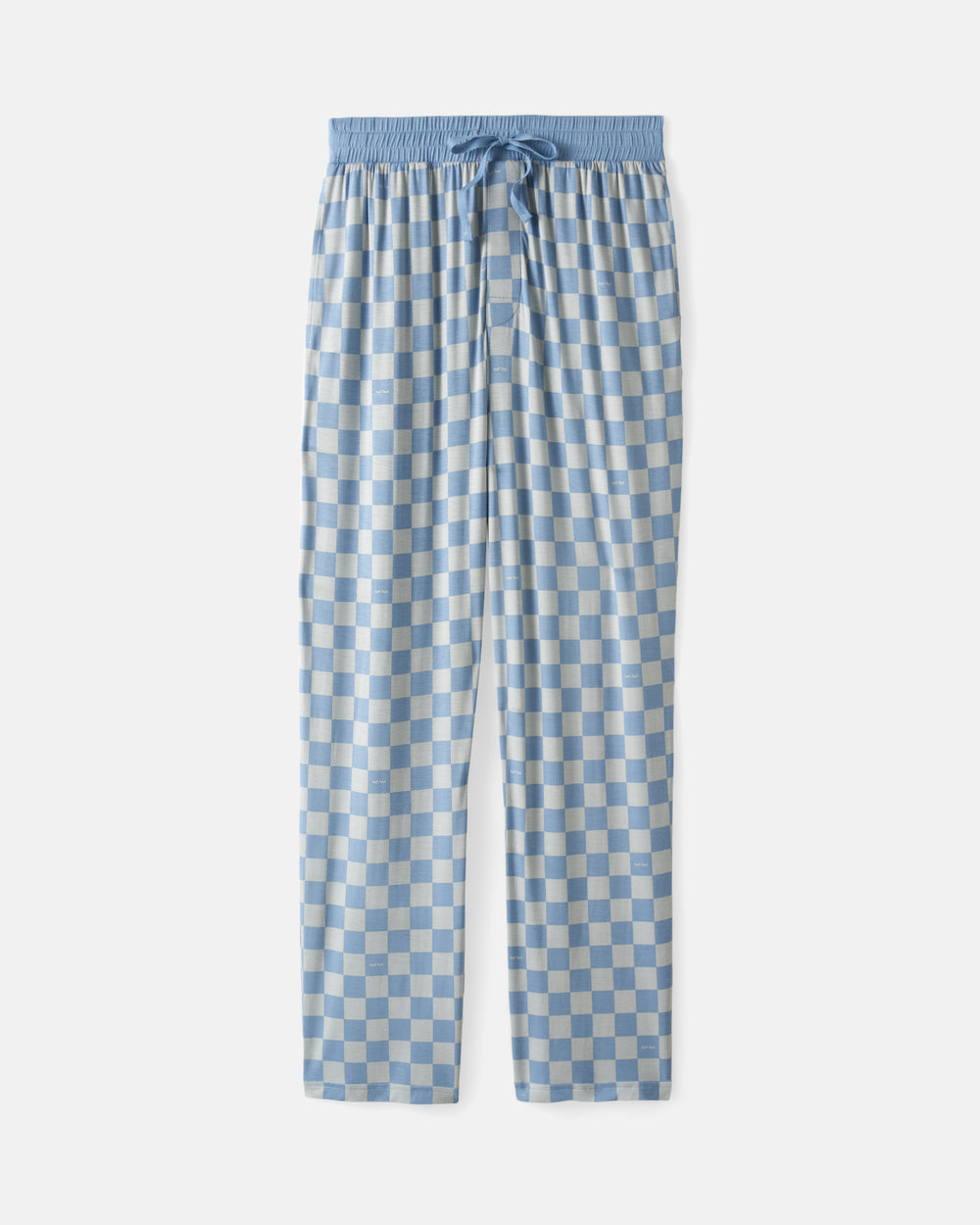 Flat lay of the Dusk Blue Checks Men's Pajama Pants