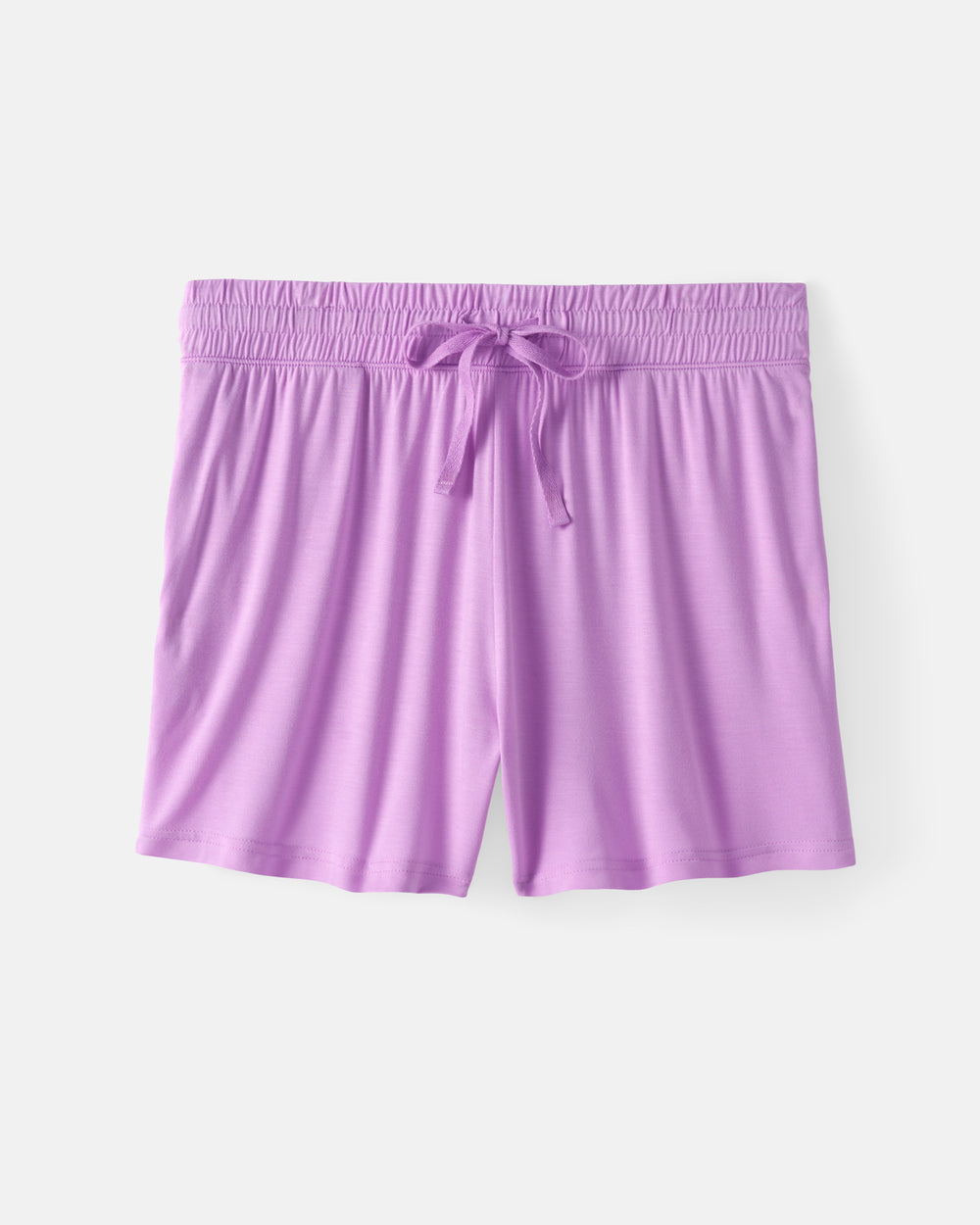 Flat lay of the Soft Wisteria Women's Pajama Shorts