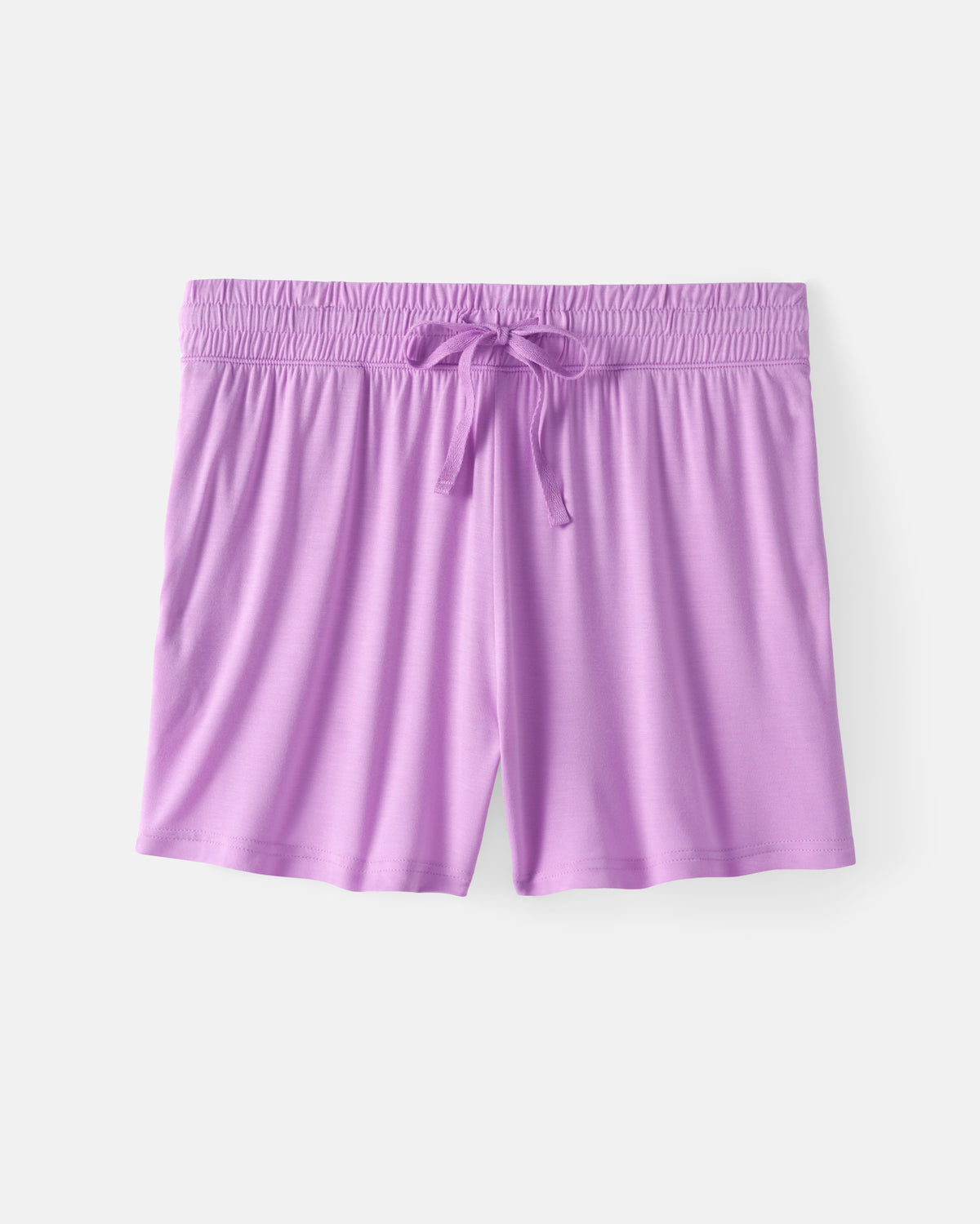 Flat lay of the Soft Wisteria Women's Pajama Shorts