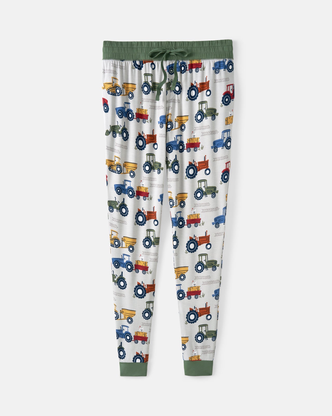 Flat lay of the Tractor Tales Women's Pajama Pants