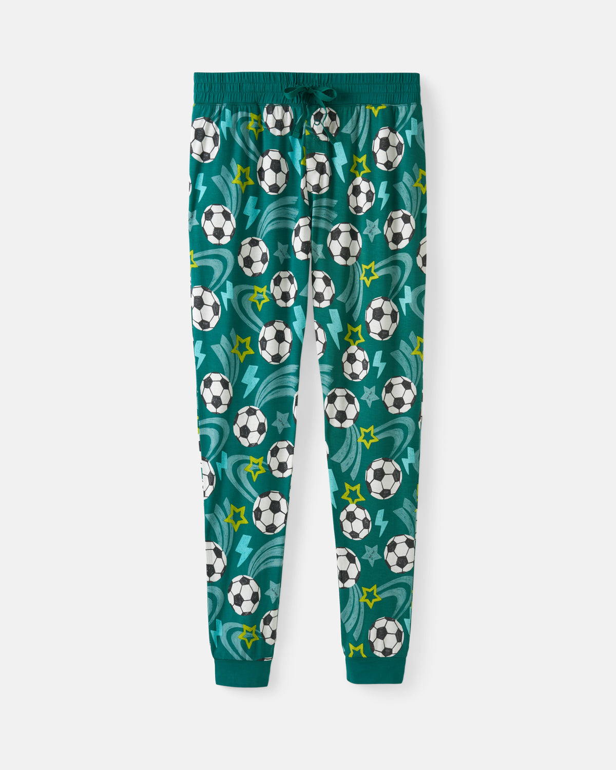 Flat lay of the Soccer Stars Women's Pajama Pants
