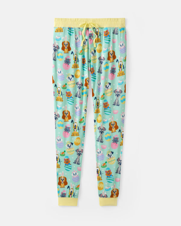 Flat lay of the Disney Peekaboo Pets Women's Pajama Pants