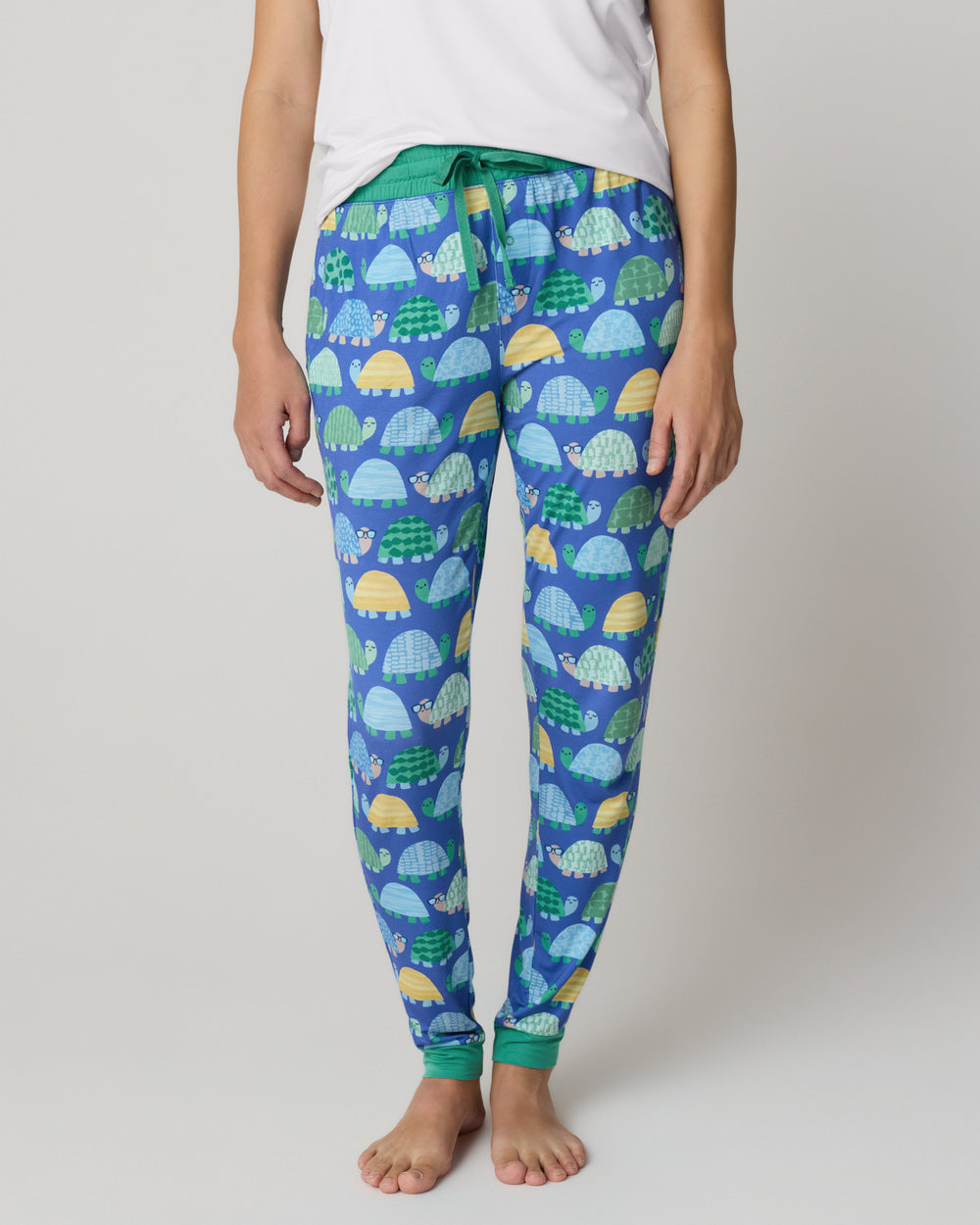 Woman wearing the Shell Parade Women's Pajama Pants