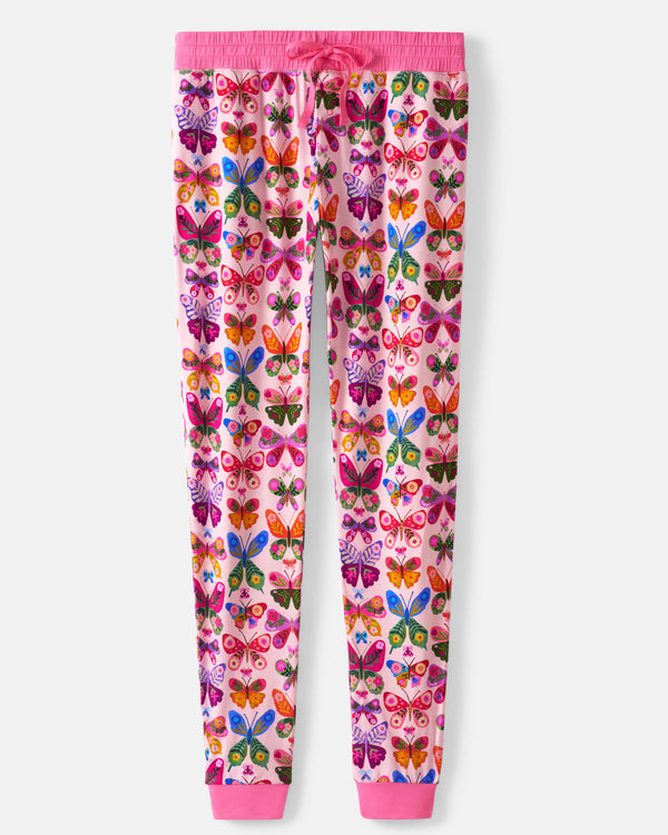 Flat lay of the Flutter Garden Women's Pajama Pants