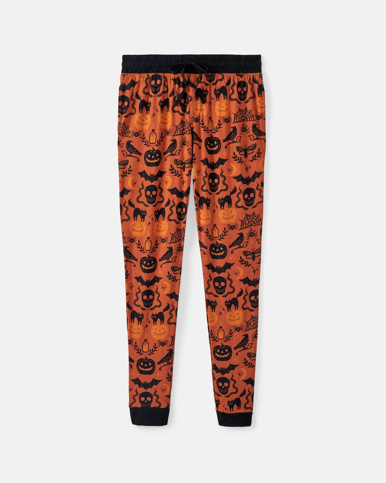 Flat lay of the Midnight Mischief Women's Pajama Pants
