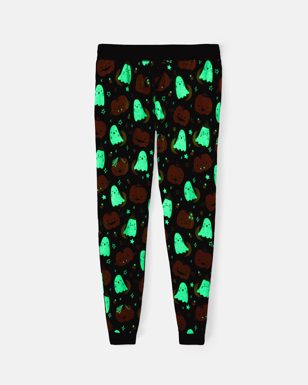 Flat lay of the glow in the dark Moonlit Magic Women's Pajama Pants