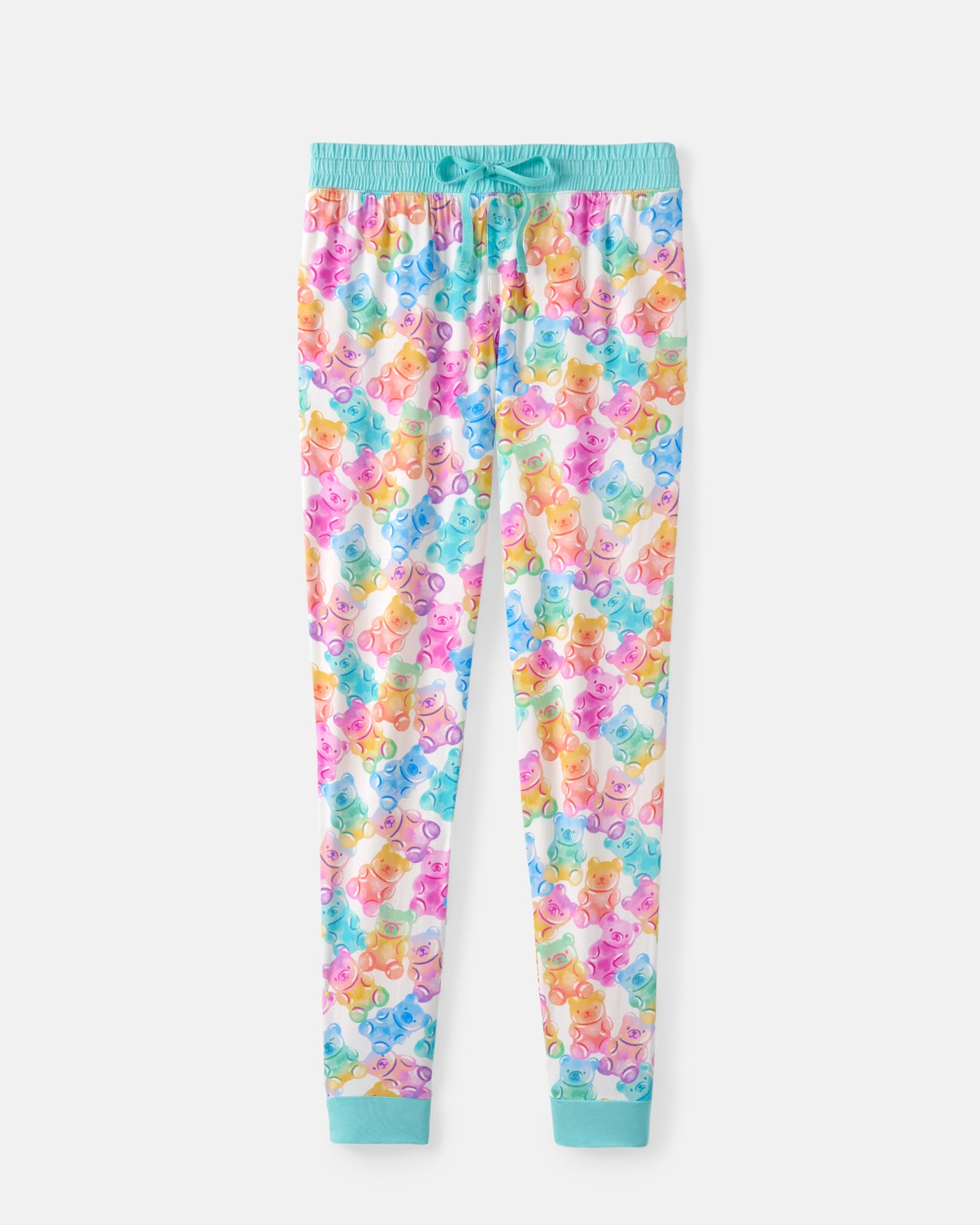 Flat lay of the Gummy Giggles Women's Pajama Pants