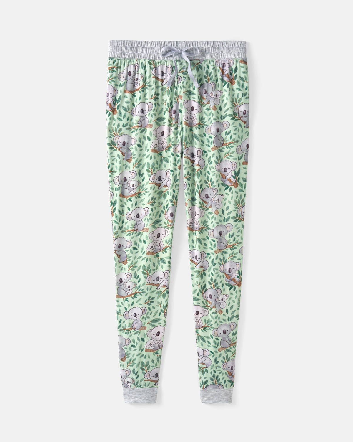 Flat lay of the Koala Cuddles Women's Pajama Pants