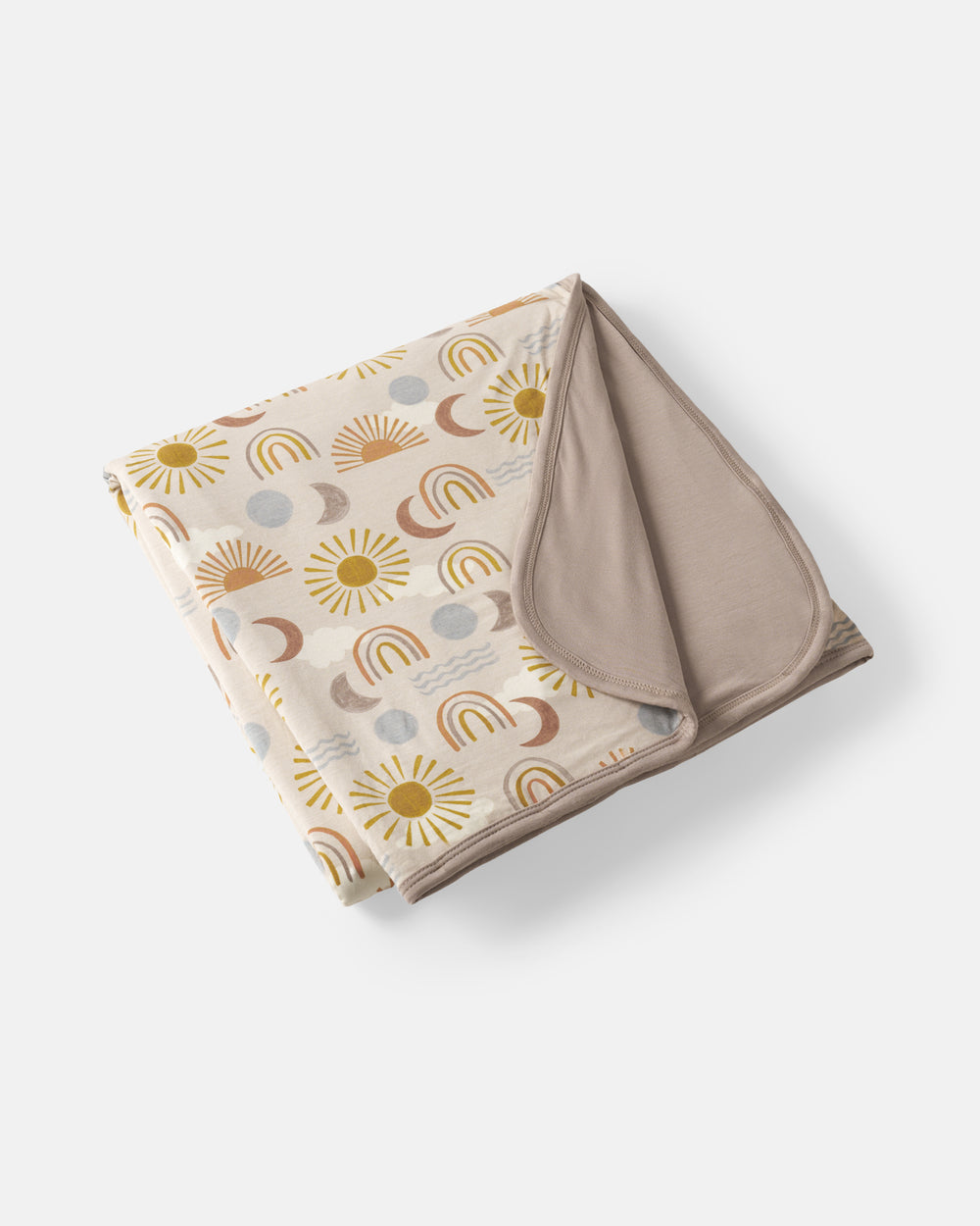 Flat lay of the Desert Sunrise Large Cloud Blanket®