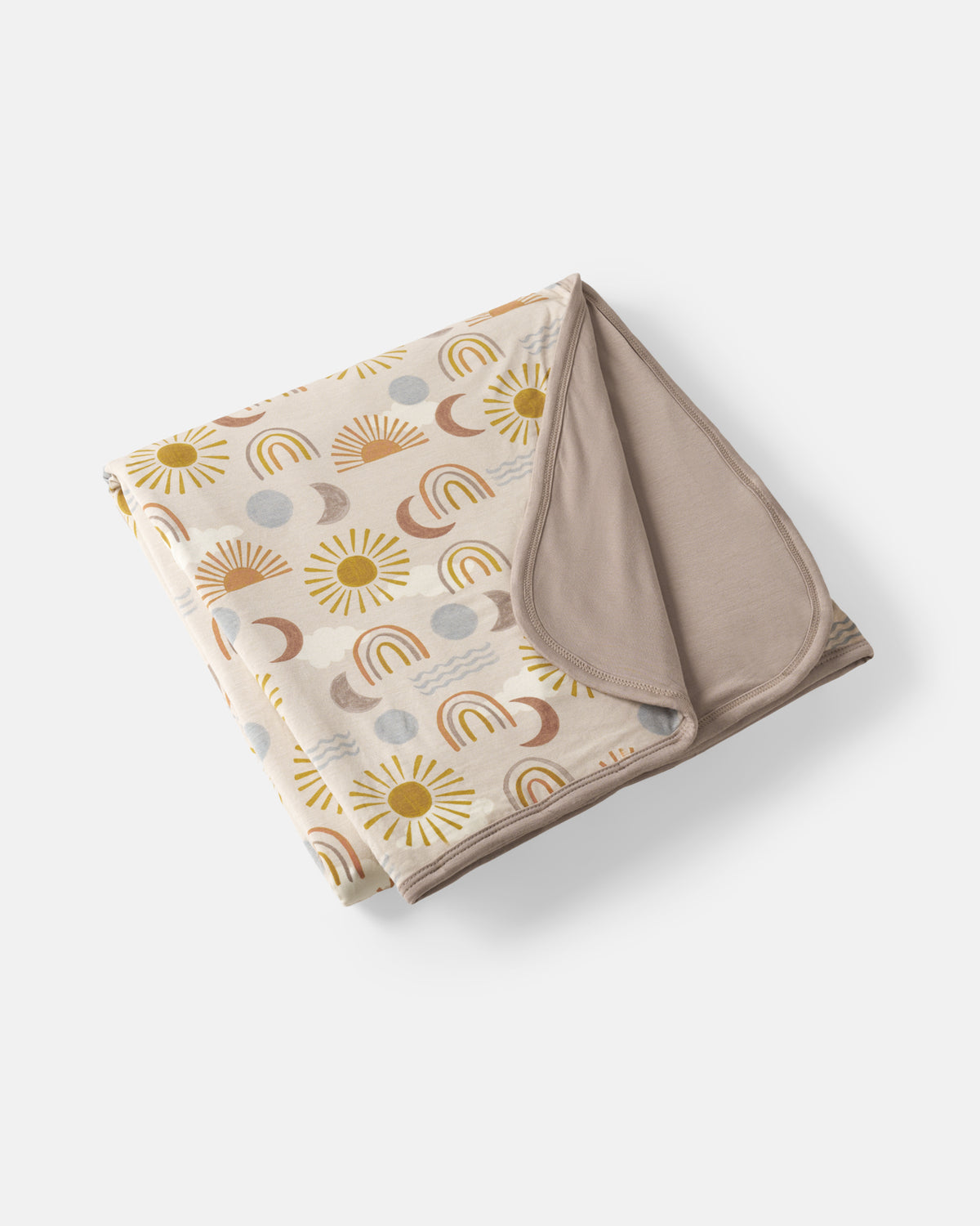 Flat lay of the Desert Sunrise Large Cloud Blanket®