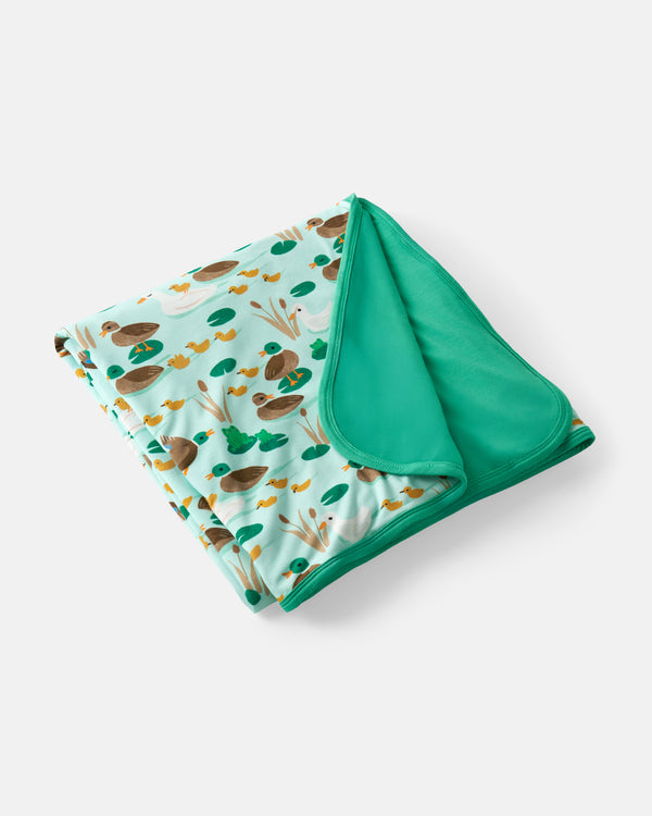 Flat lay of the Puddle Jumpers Large Cloud Blanket®