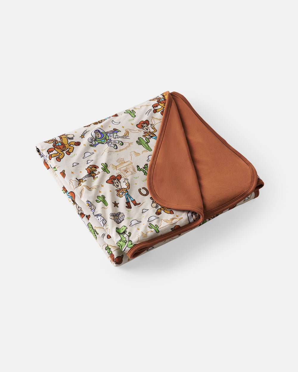 Flat lay of the Disney & Pixar Woody's Wild West Large Cloud Blanket®