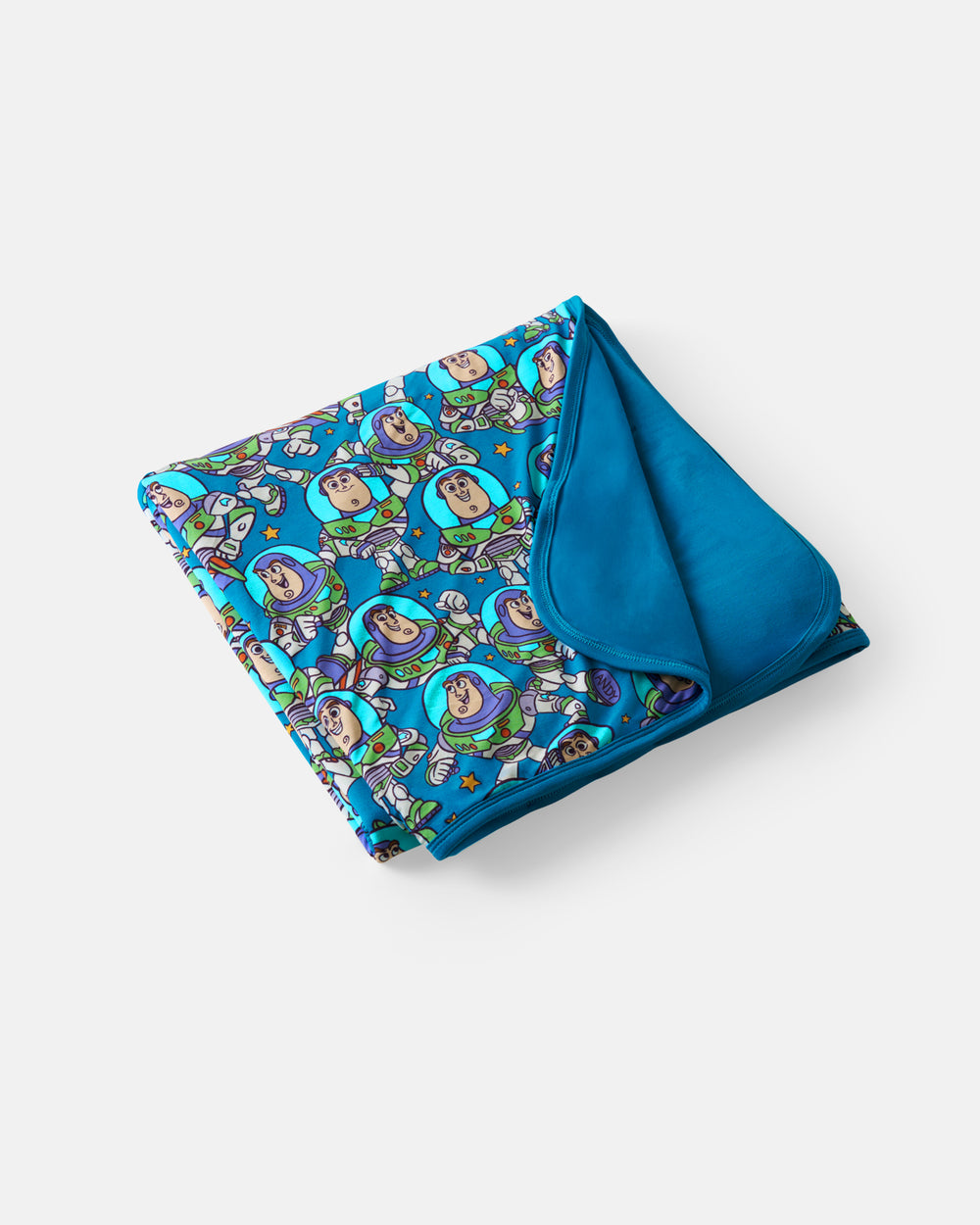 Flat lay of the Disney & Pixar Buzz's Cosmic Crew Large Cloud Blanket®