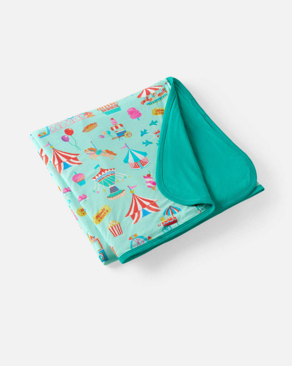 Flat lay of the Fizzy Fair Large Cloud Blanket®