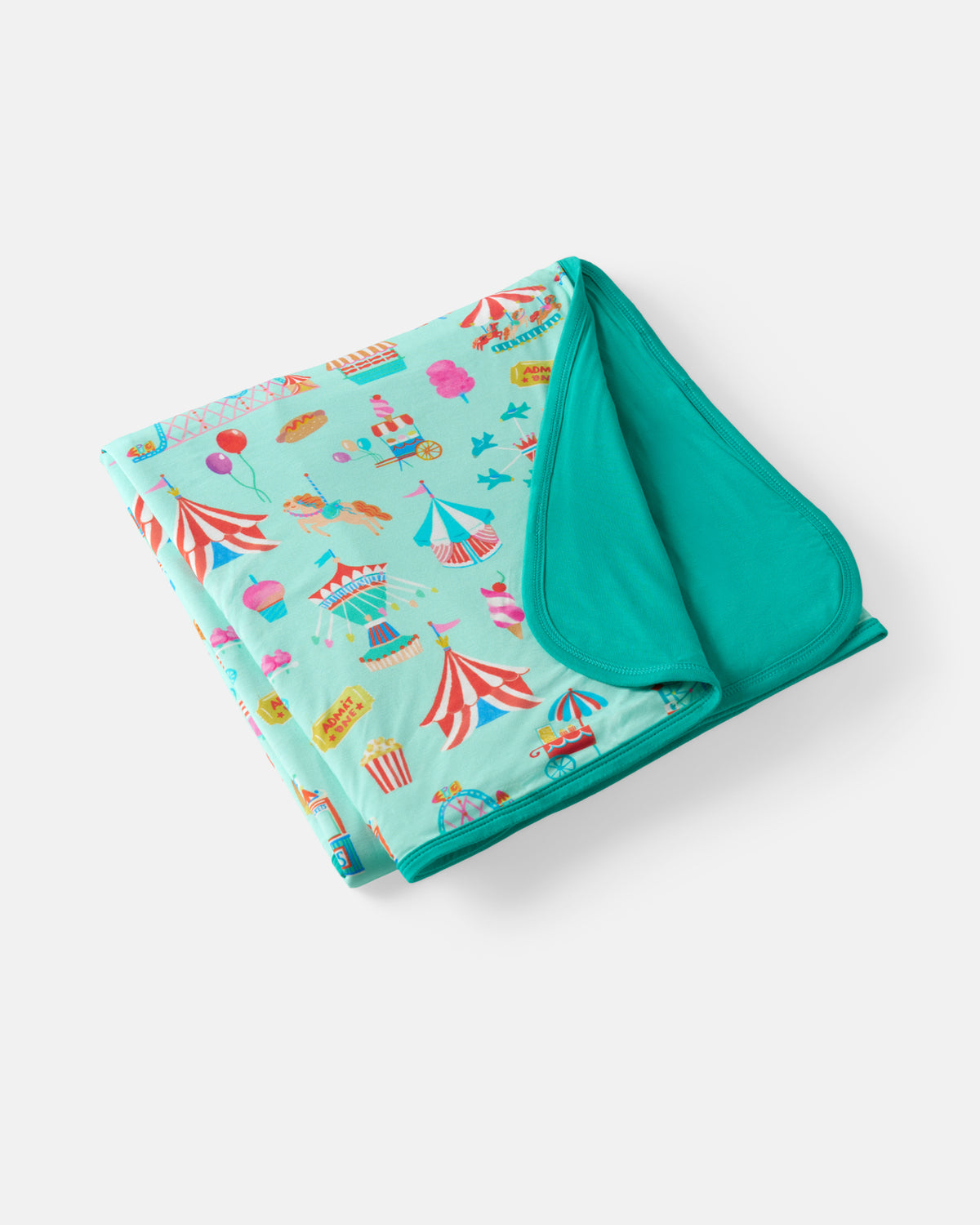 Flat lay of the Fizzy Fair Large Cloud Blanket®