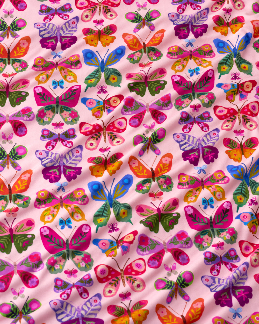 Close up of the Flutter Garden fabric