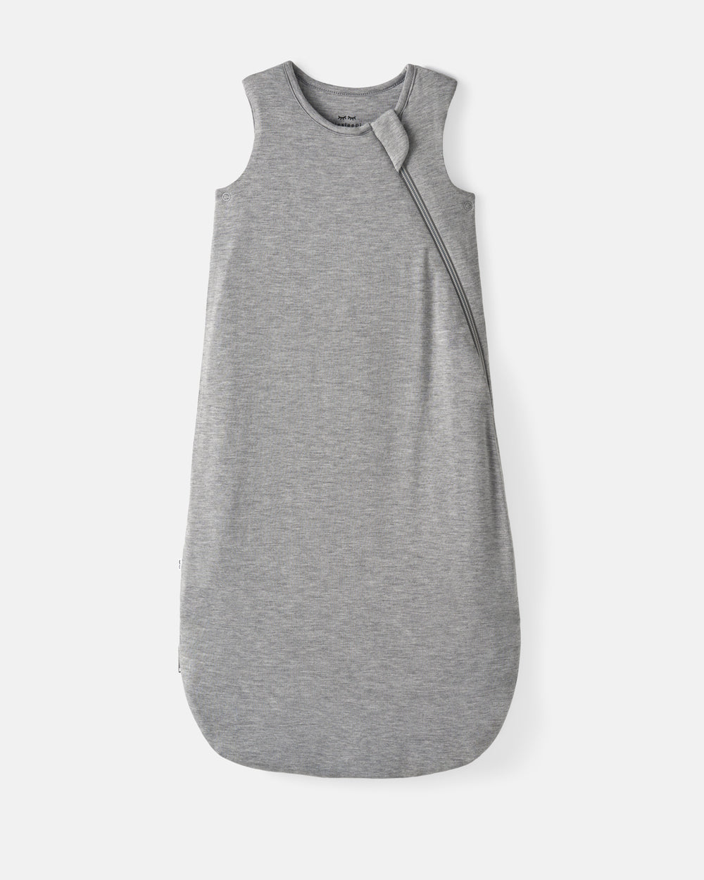 Flat lay of the Heather Gray Sleepy Bag