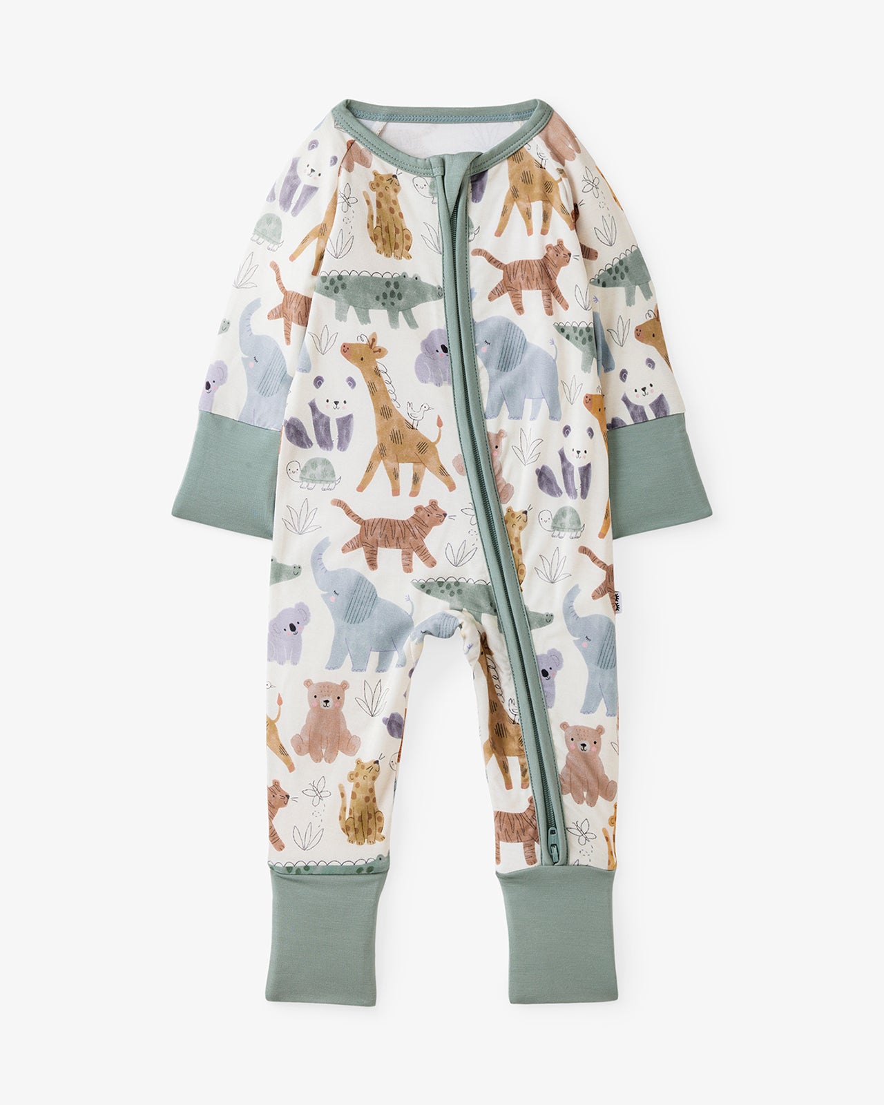 Flat lay of the Sweet Safari Zippy