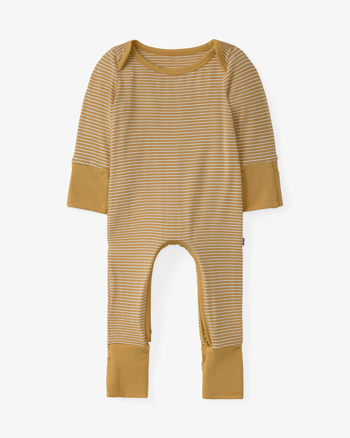 Flat lay of the Hazelwood Stripe Crescent Zippy