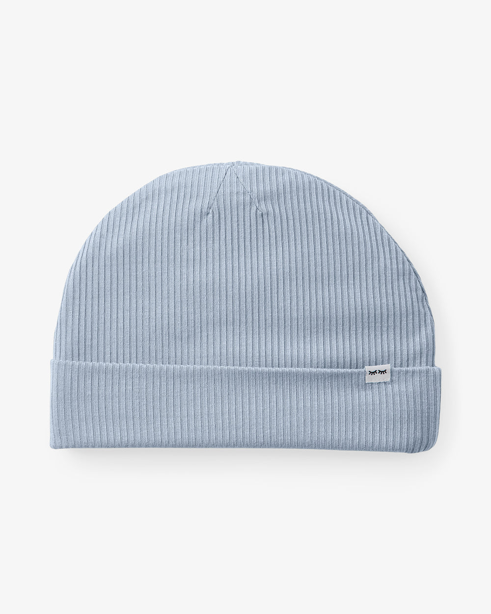 Light Fog Ribbed Infant Beanie